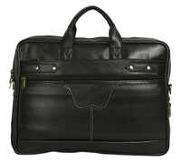 15.6 inch PU Leather Laptop Bag