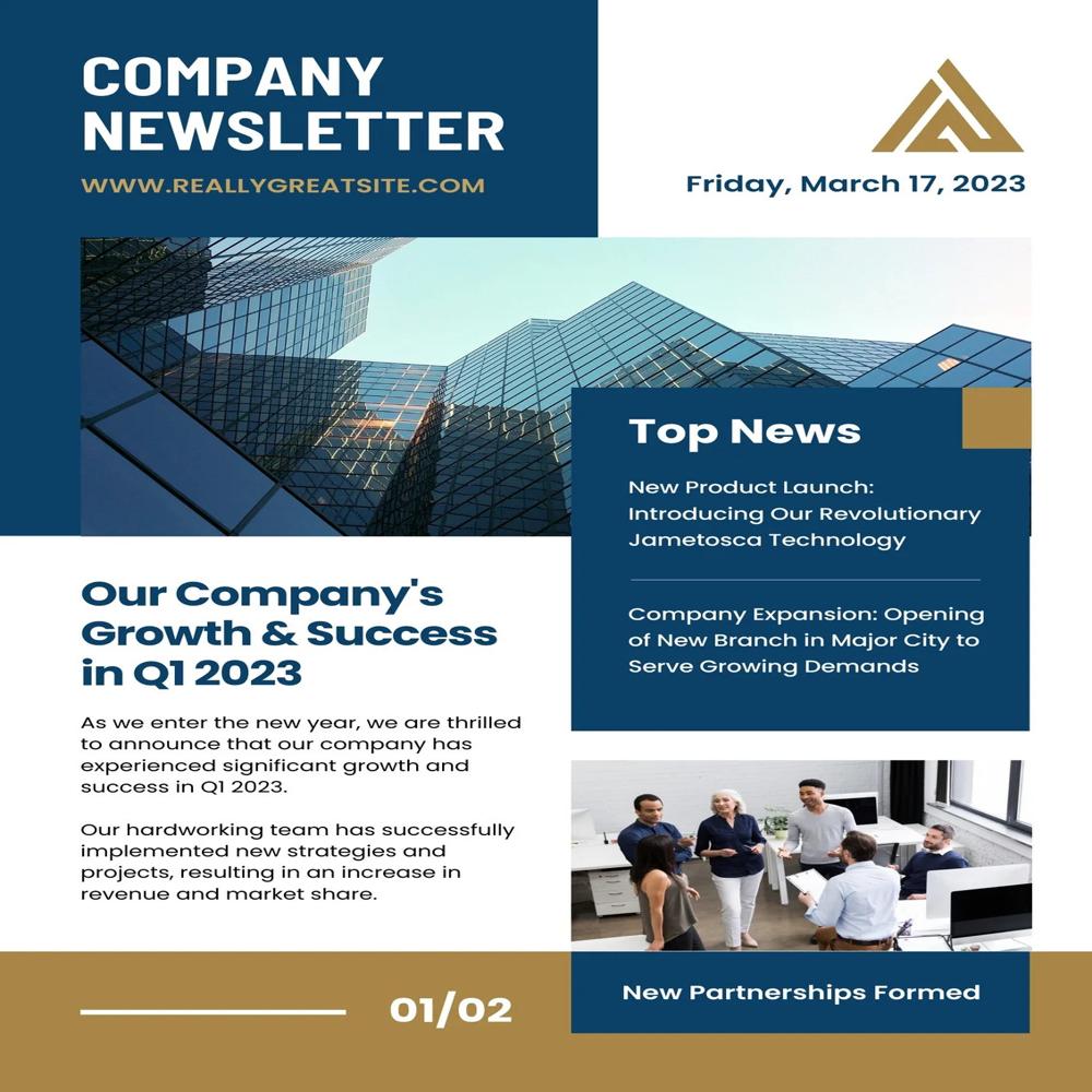 Corporate Business Newsletter