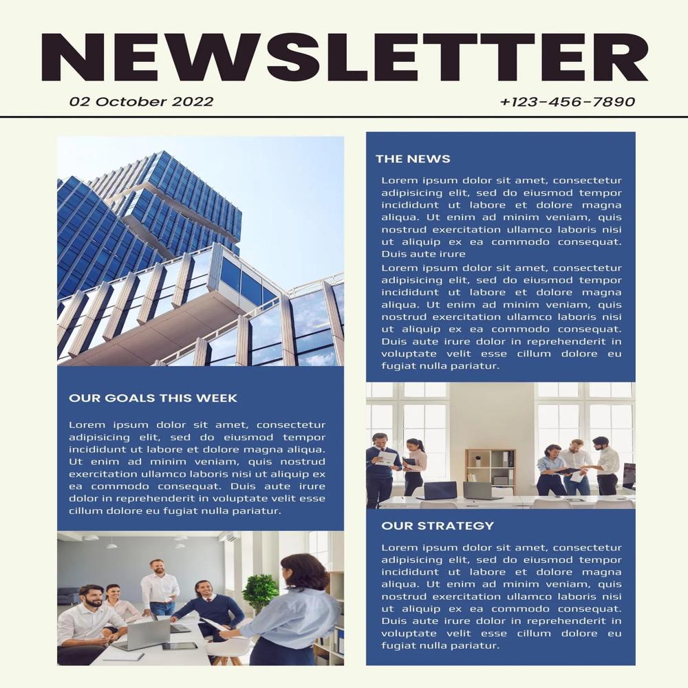 Corporate Business Newsletter