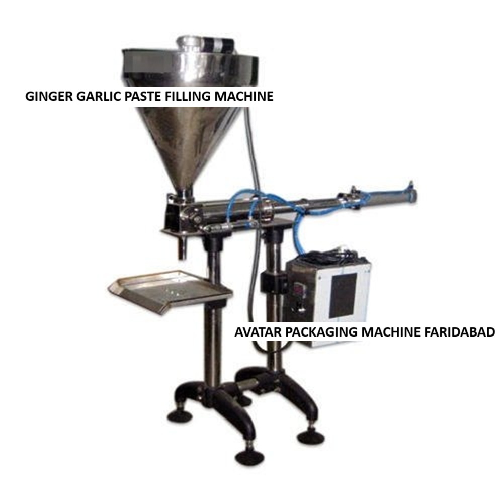 Ginger Garlic Paste Filling Machine - Automatic Grade: Semi-Automatic