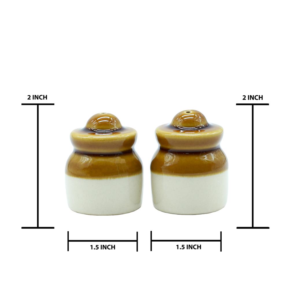 Ceramic Salt and Pepper Small