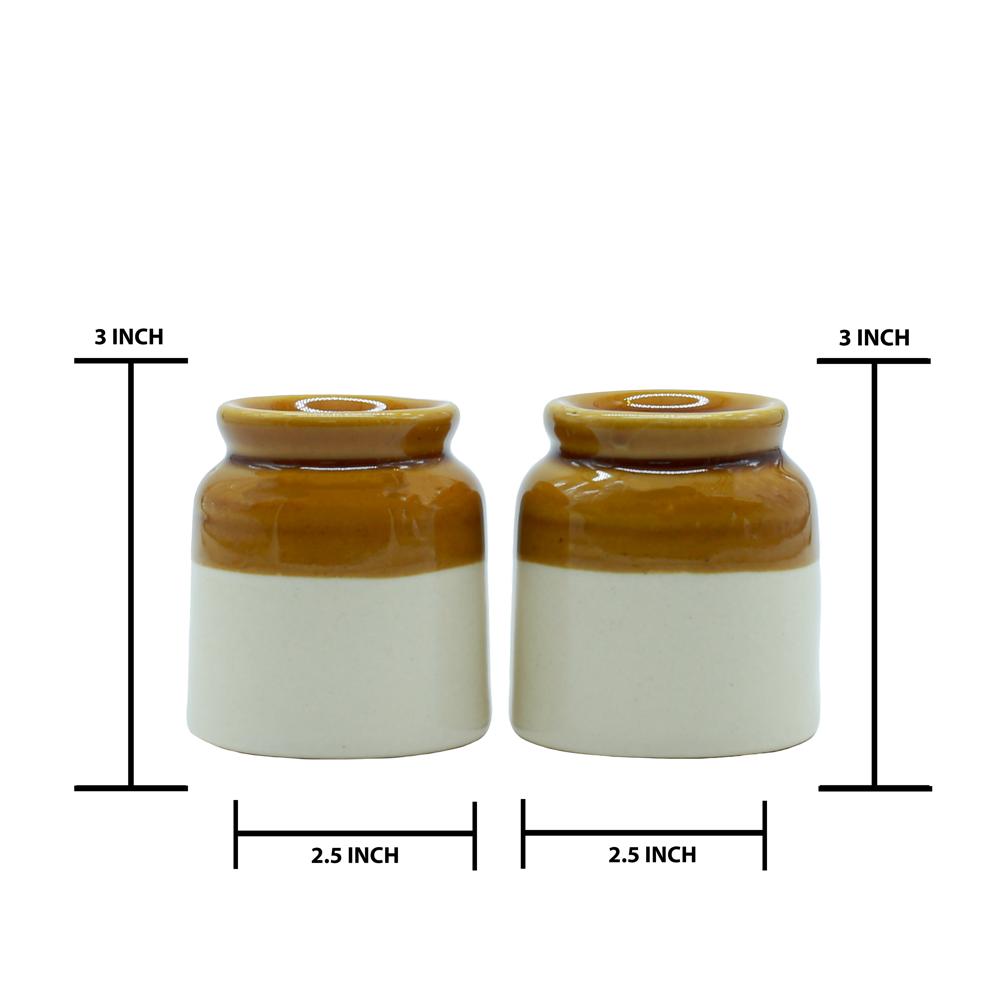 Ceramic Salt And Pepper Martaban Shape - Feature: Washable