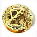 Brass Sundial Compass - Pocket Sundial