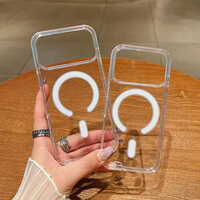 Transperent Magsafe Iphone Case - Body Material: Silicon