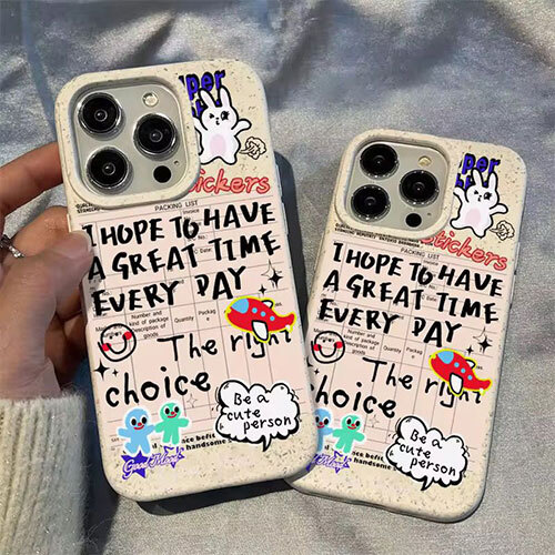 Graffiti Rabbit Iphone Case - Body Material: Plastic
