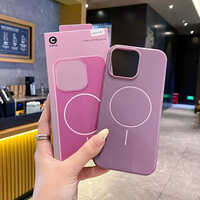 Gloss Silicon Magsafe Iphone Case - Color: Multicolor