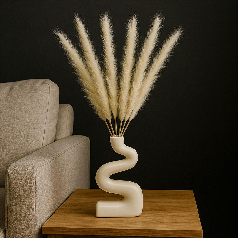 Ceramic Zig Zag Vase