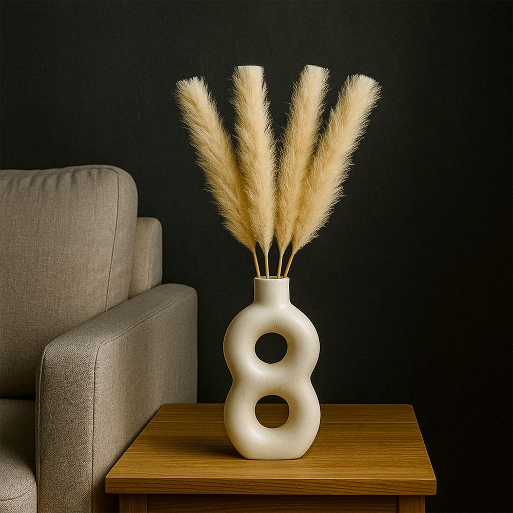  Ceramic Double Ring Flower Vase