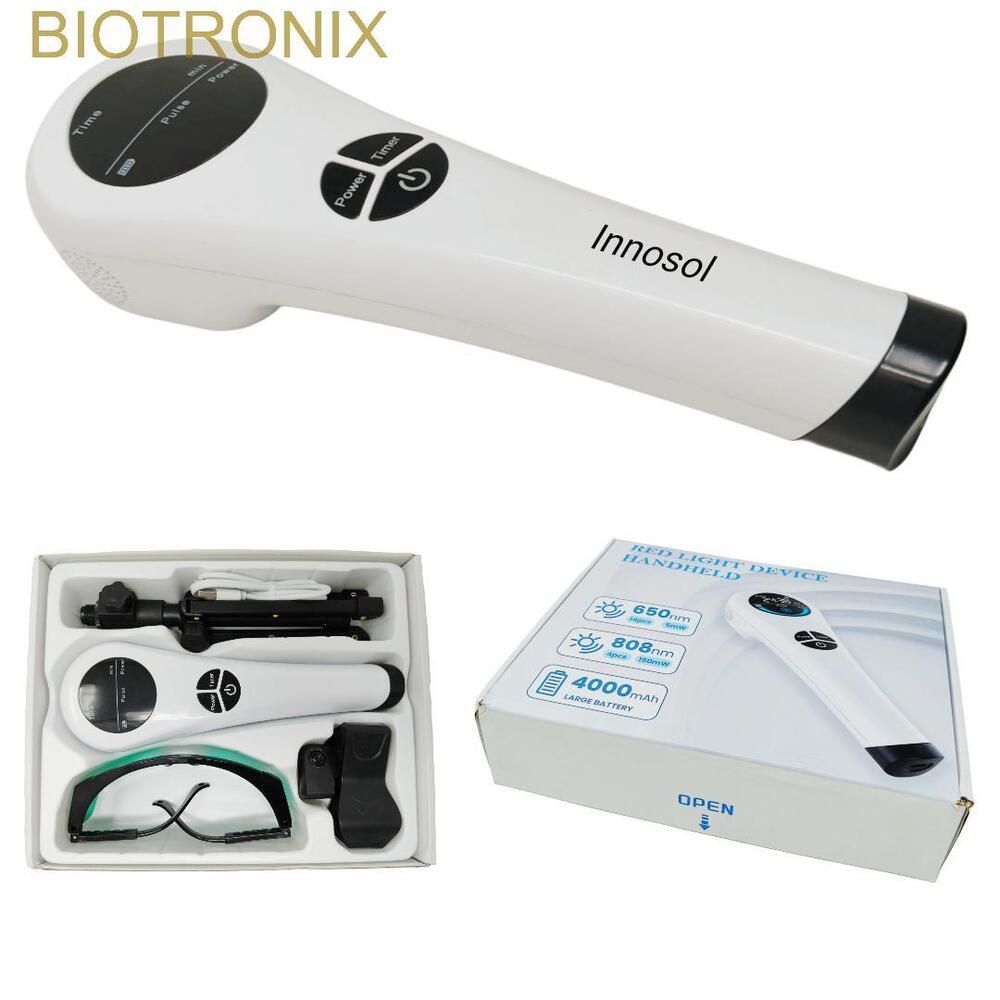 Dual Light Laser Physiotherapy Device 808nm + 650nm Rechargeable