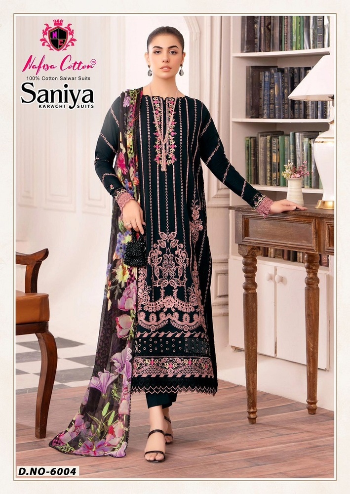 Nafisa Saniya Vol-6  Karachi Dress Material