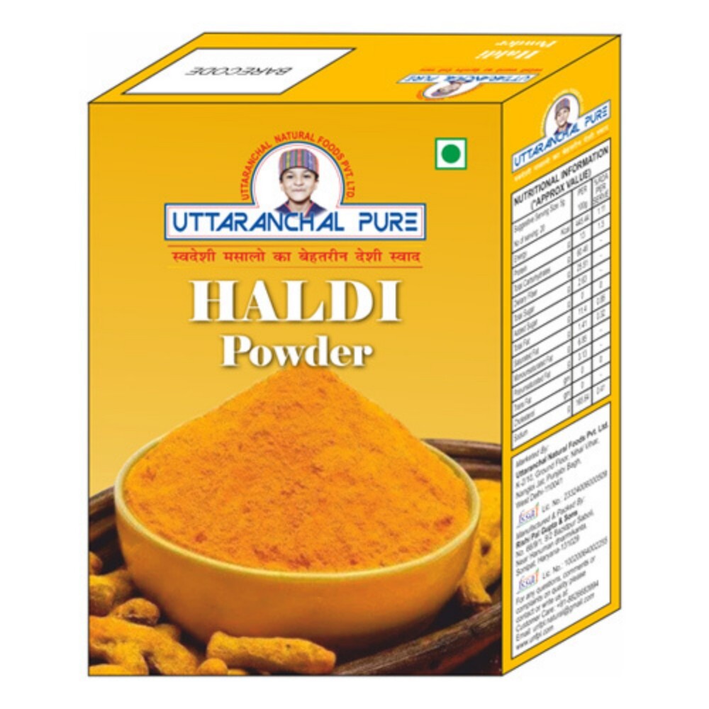 Uttaranchal Pure Haldi Powder - Color: Yellow