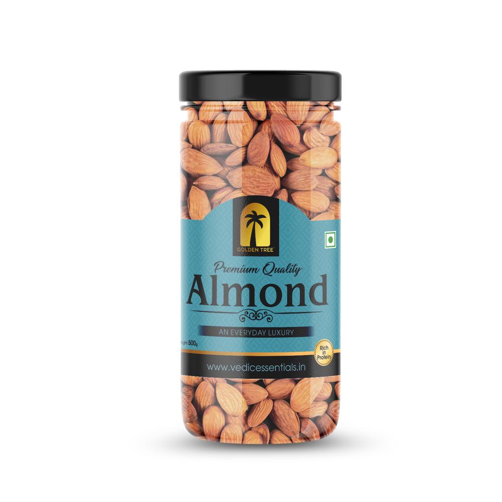 Almonds 500G - Color: Brown