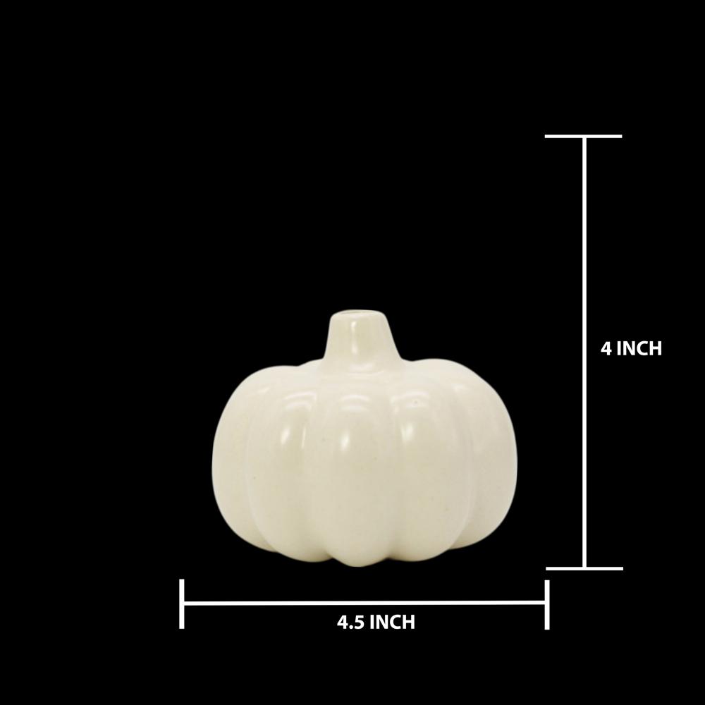 Ceramic Pumpkin Flower Vase