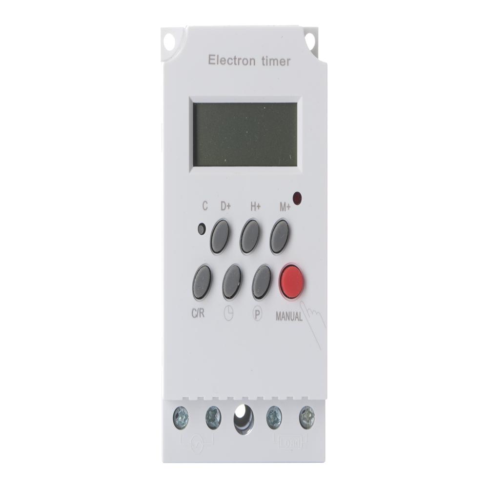 Timer Switch 25amp Din Rail Timer - Color: White