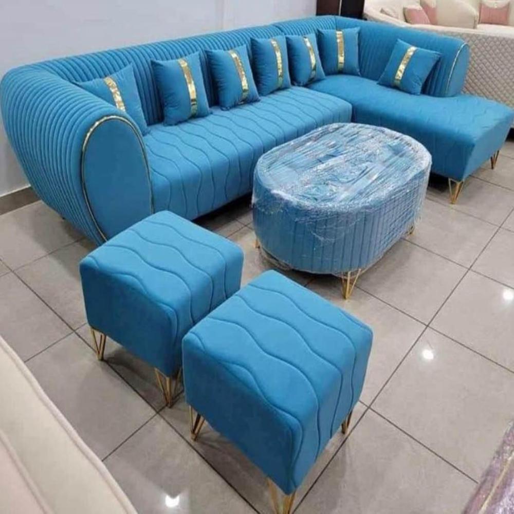 Luxury Sofa Set - Durable Wood, Smooth Finishing, Modern Design , Versatile Colors | Crafted With Indian Style Elegance