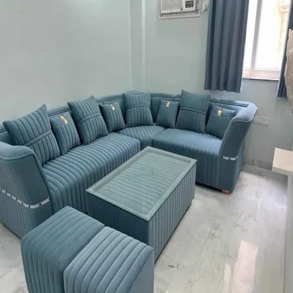 Designer Sofa Set - Premium Wood , Attractive Modern Design With Smooth Finishing , Available In Various Colors , 1-year Warranty