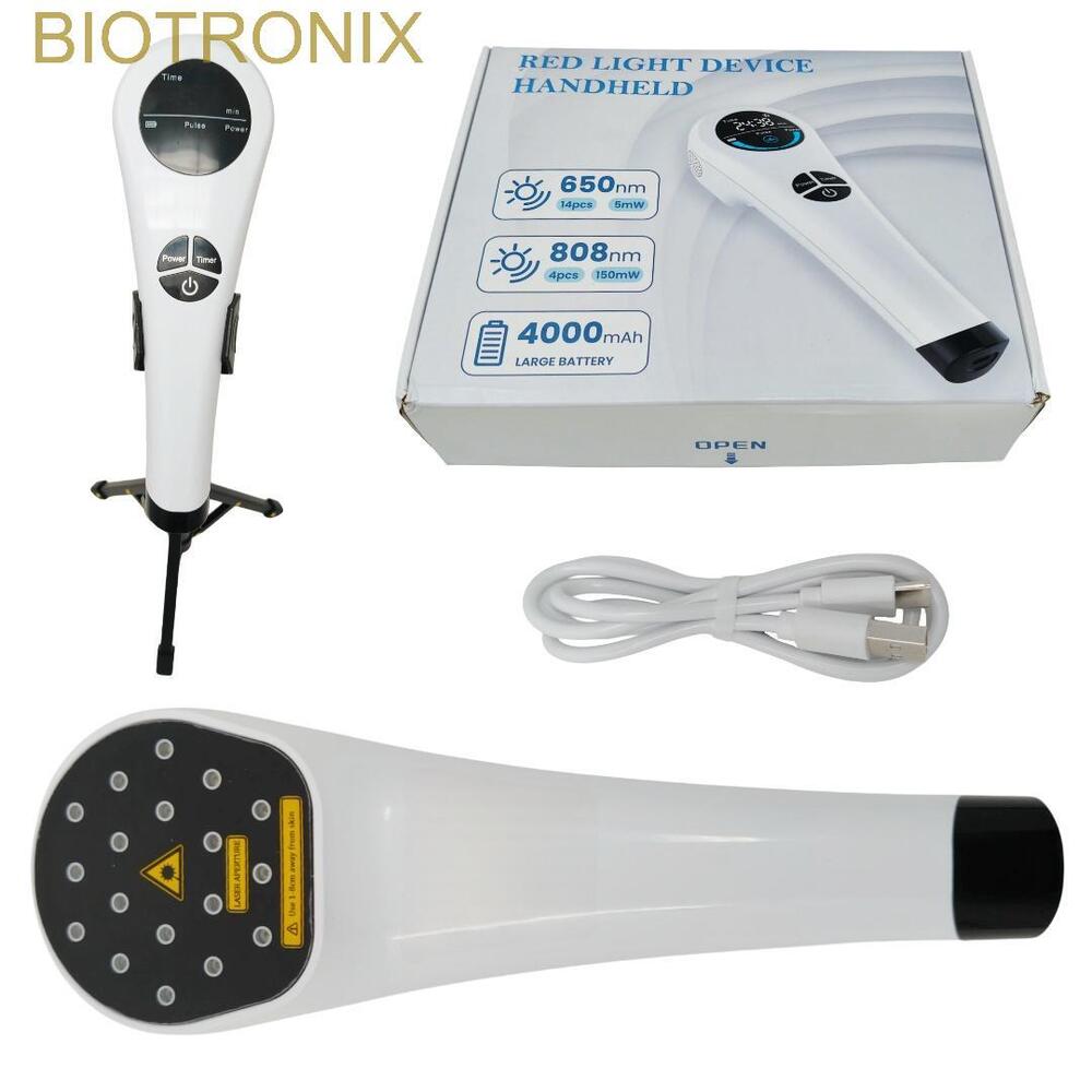 Digital Laser Therapy Machine with Adjustable Timing, Cooling Fan & Protection Goggles