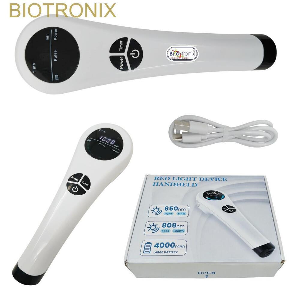 Digital Laser Therapy Machine with Adjustable Timing, Cooling Fan & Protection Goggles