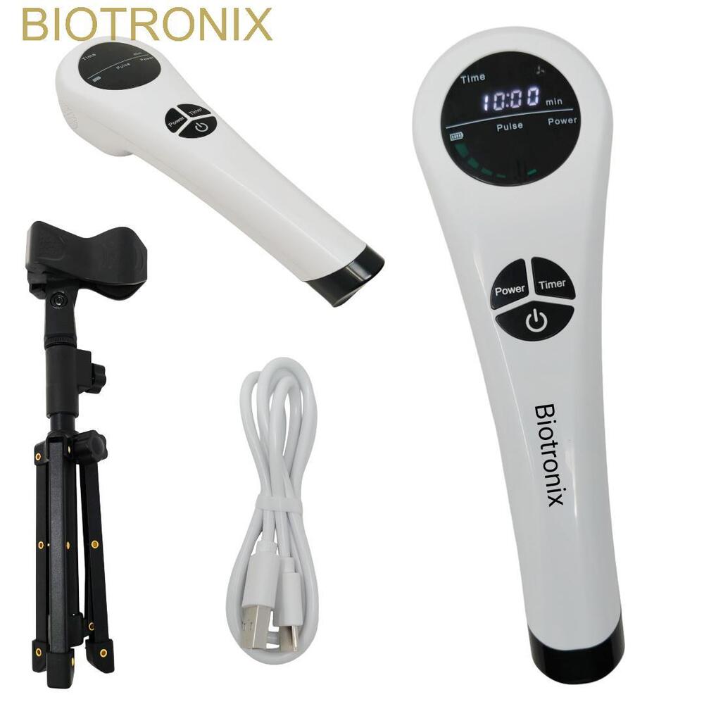 Portable Laser Therapy Device-Fan-Cooled, Adjustable Timing, Protection Goggles Included