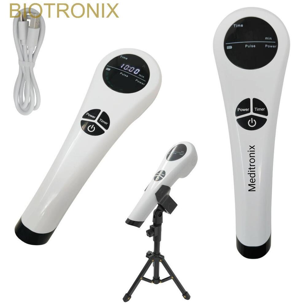 Portable Laser Therapy Device-Fan-Cooled, Adjustable Timing, Protection Goggles Included