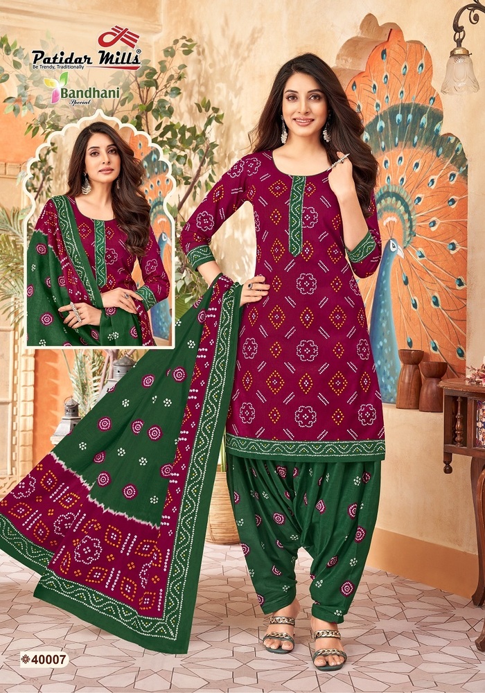 Patidar Bandhani Vol-40 A Dress Material