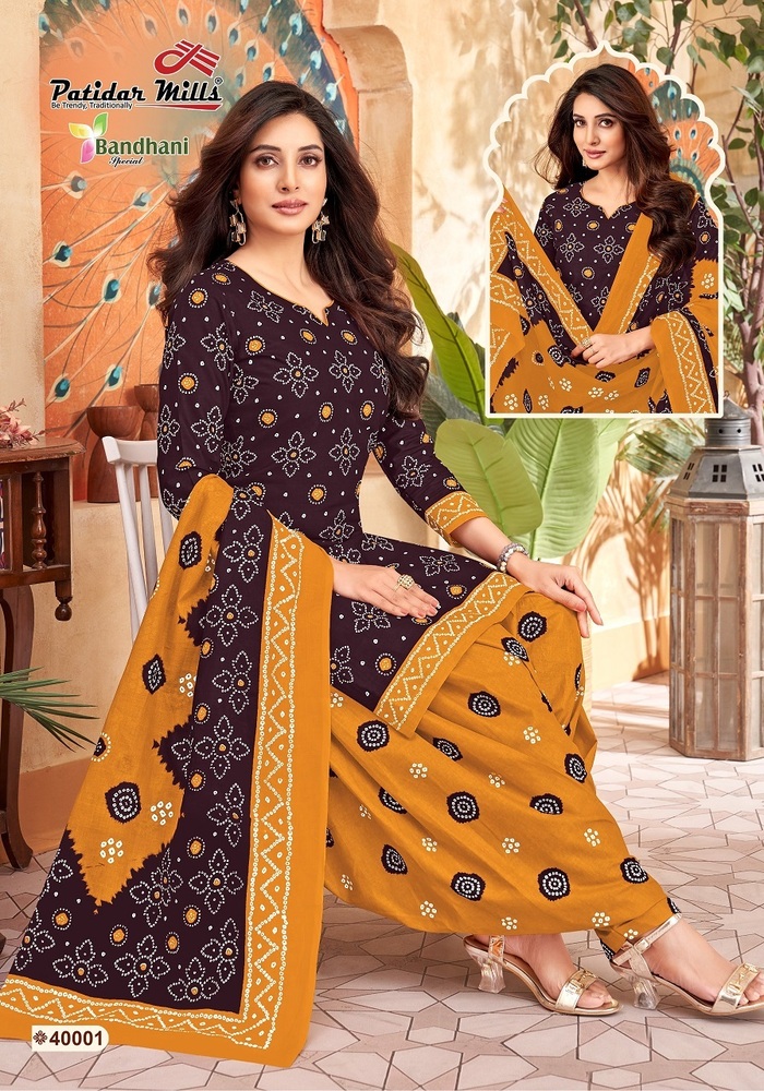 Patidar Bandhani Vol-40 A Dress Material