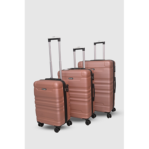 MAHROON ABS LUGGAGE TROLLEY BAG