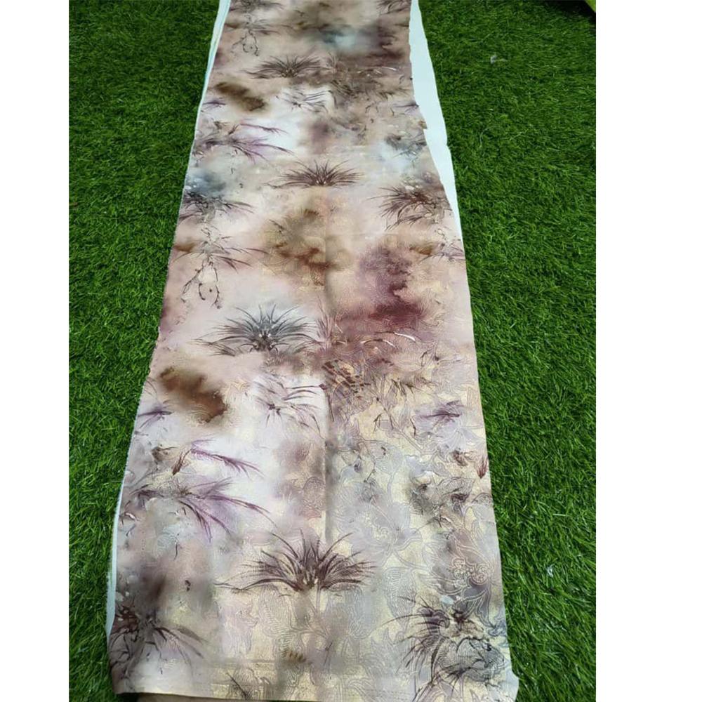 Poly Satin Georgette Digital Printed Fabric with Smoke Work 44