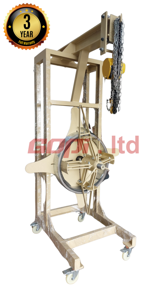 Movable Decoiler With Chain Hoist