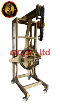 Movable Decoiler with Chain Hoist