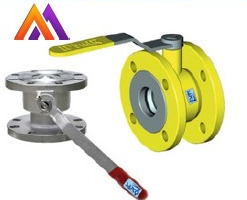 Sandwich Ball Valve - Finish: Color Coated