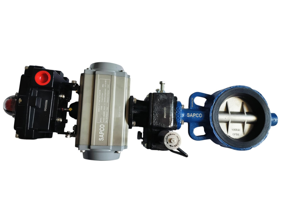 Butterfly Valve With Electrical Actuator - Port Size: Customized