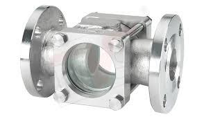 Double Window Full View Sight Glass - Color: Transparent