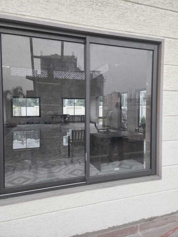 Sliding Glass Window System - Color: Transparent