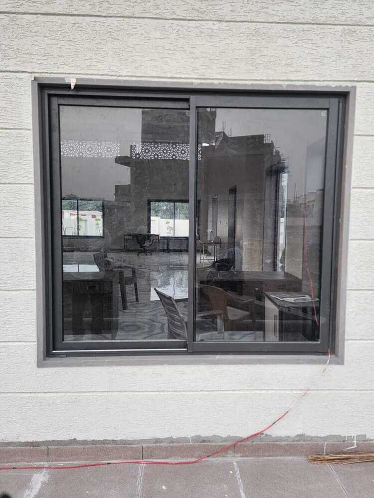 Sliding Glass Window System - Color: Transparent