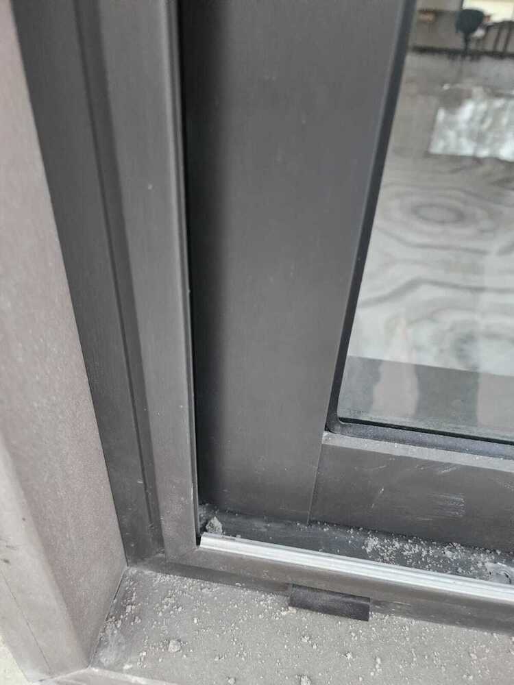 Sliding Glass Window System - Color: Transparent