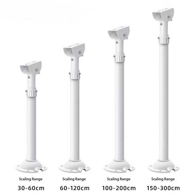 60-120Cm Cctv Canera Ceiling Stand - Color: Black