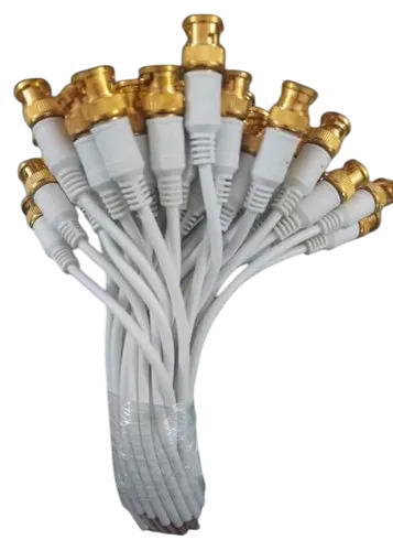 White Bnc Connector For Cctv Wire - Application: Industrial