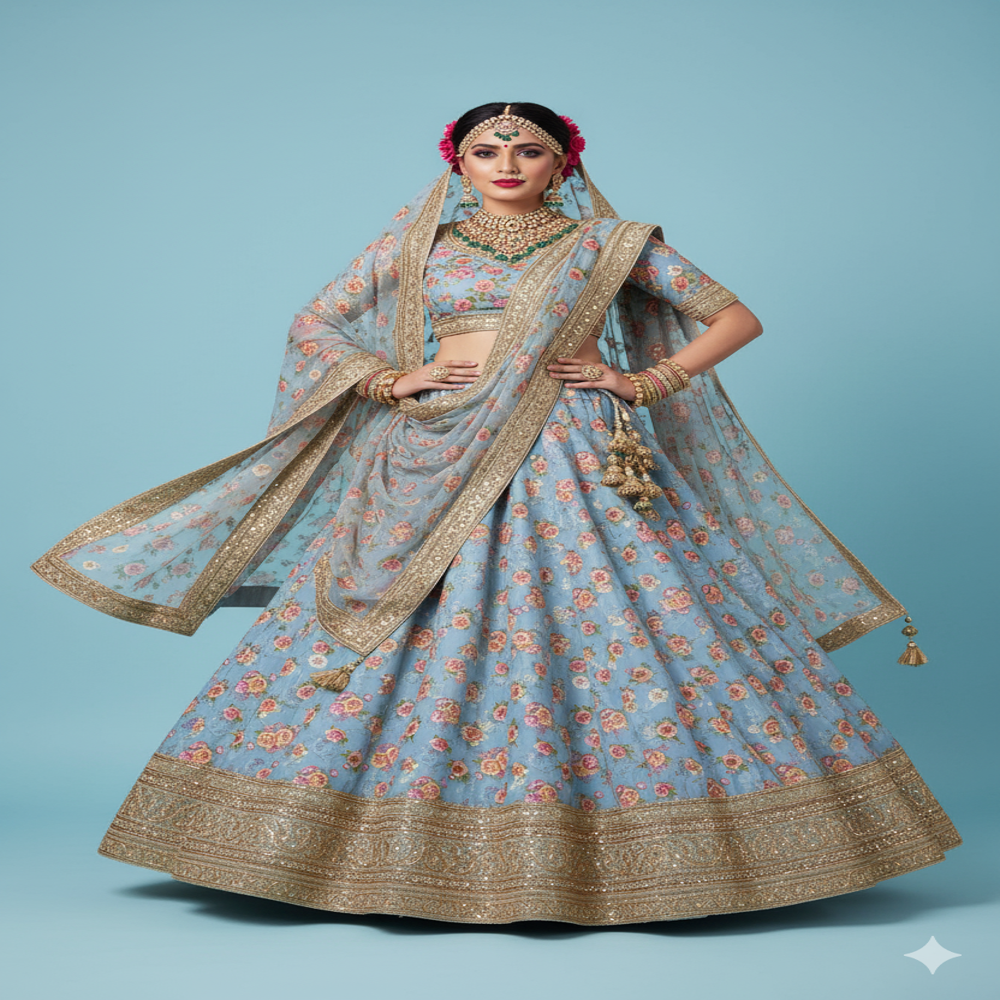 Digital Printed Fabric Multicolour