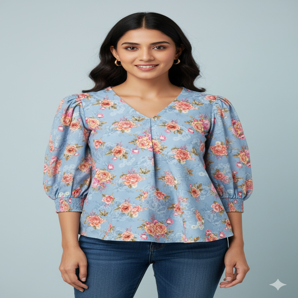 Digital Printed Fabric Multicolour