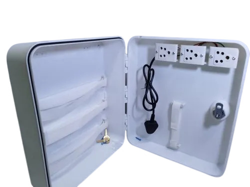 Plastic Dvr Rack - Color: White