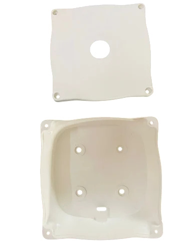 Cctv Camera Pvc Junction Box - Color: White