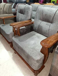 Mh One Sheesham Wood Golden Sofa Set - Assembly: No Assembly Required