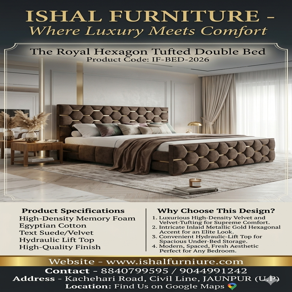 Luxury Model Double Bed - Feature: Durable