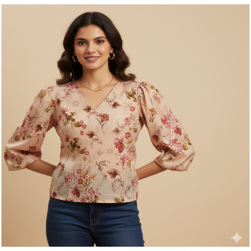 Fancy Digital Floral Print Fabric