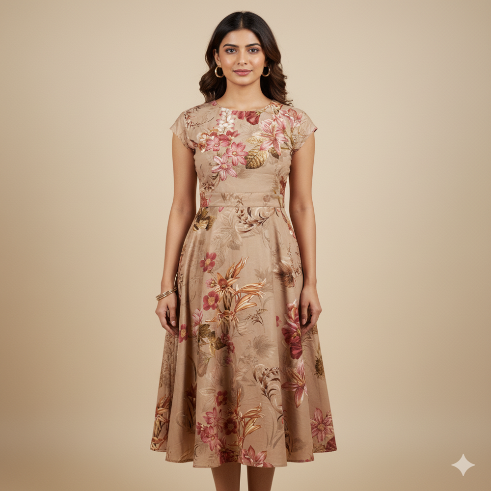 Fancy Digital Floral Print Fabric