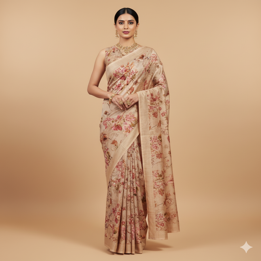 Fancy Digital Floral Print Fabric