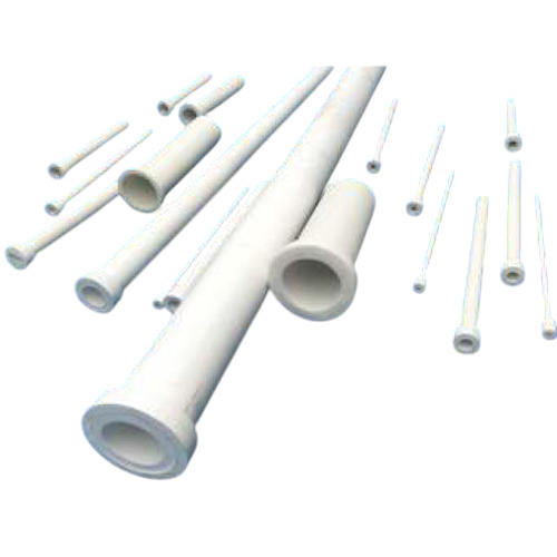 Collar Ceramics Tubes - Color: White