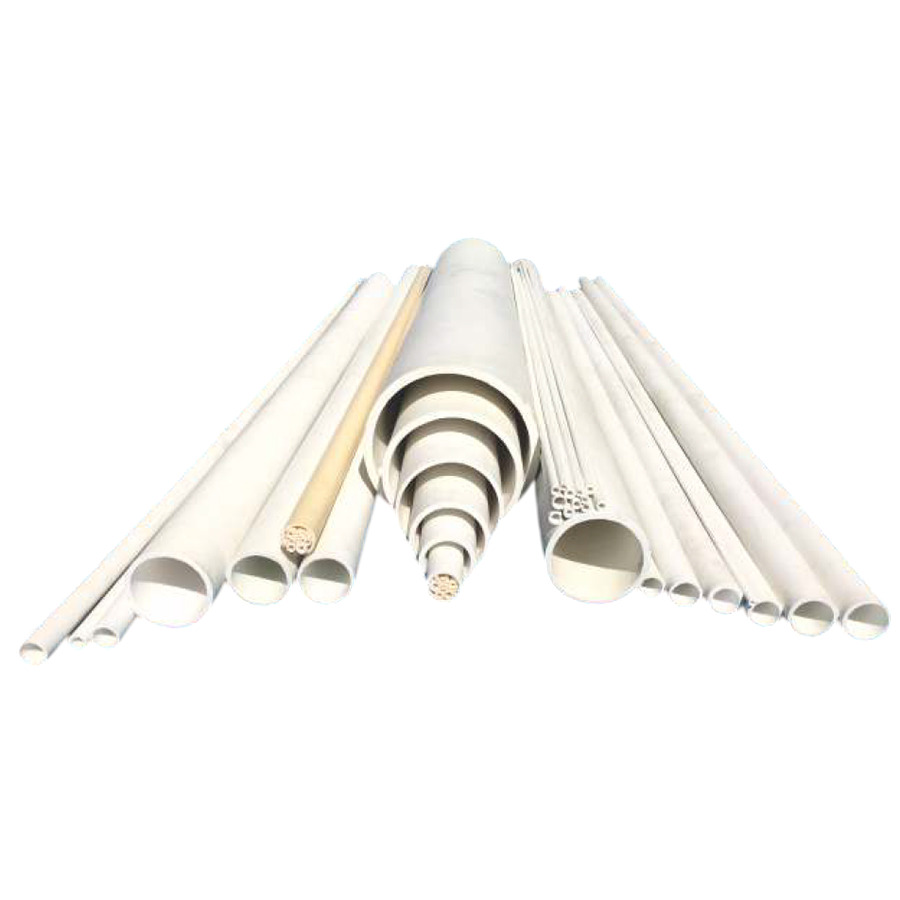 Heating Element Support Ceramics Tubes - Color: White