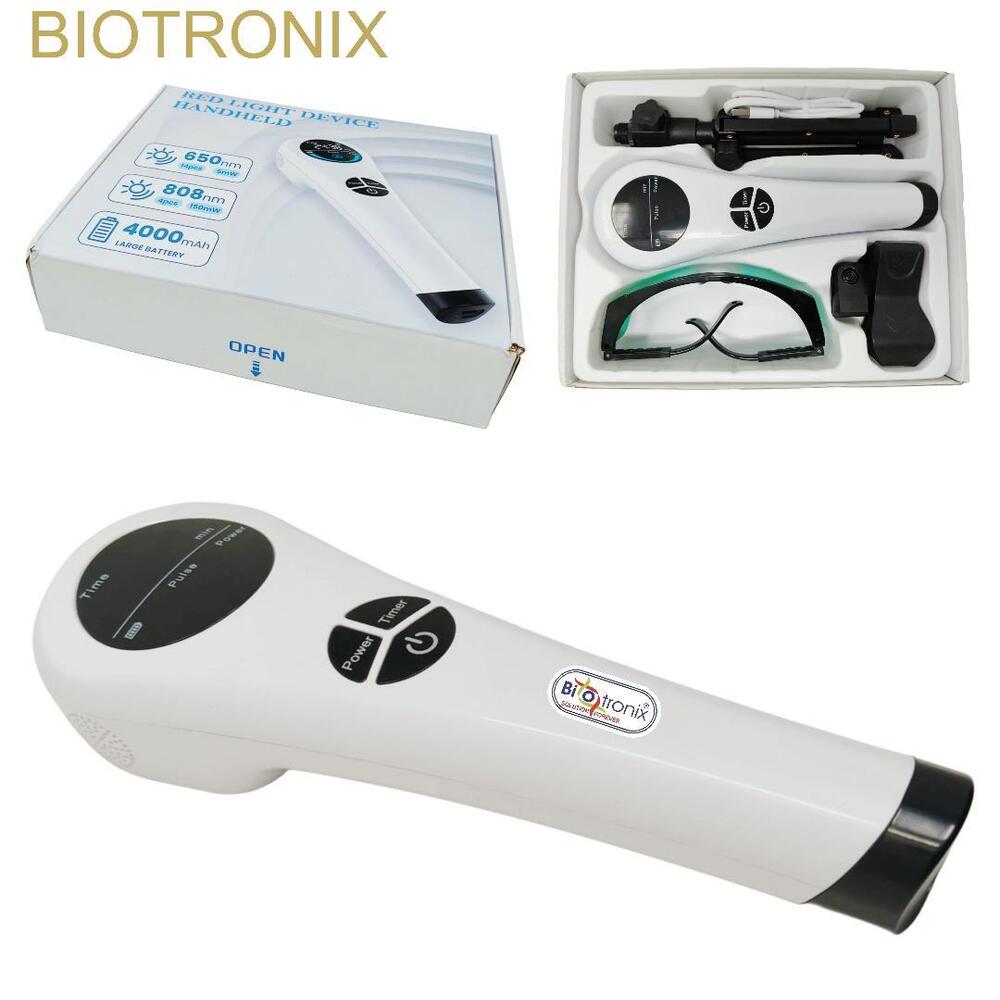 Handheld Laser Therapy Device 650nm/808nm-Digital Display, Protective Goggles Included